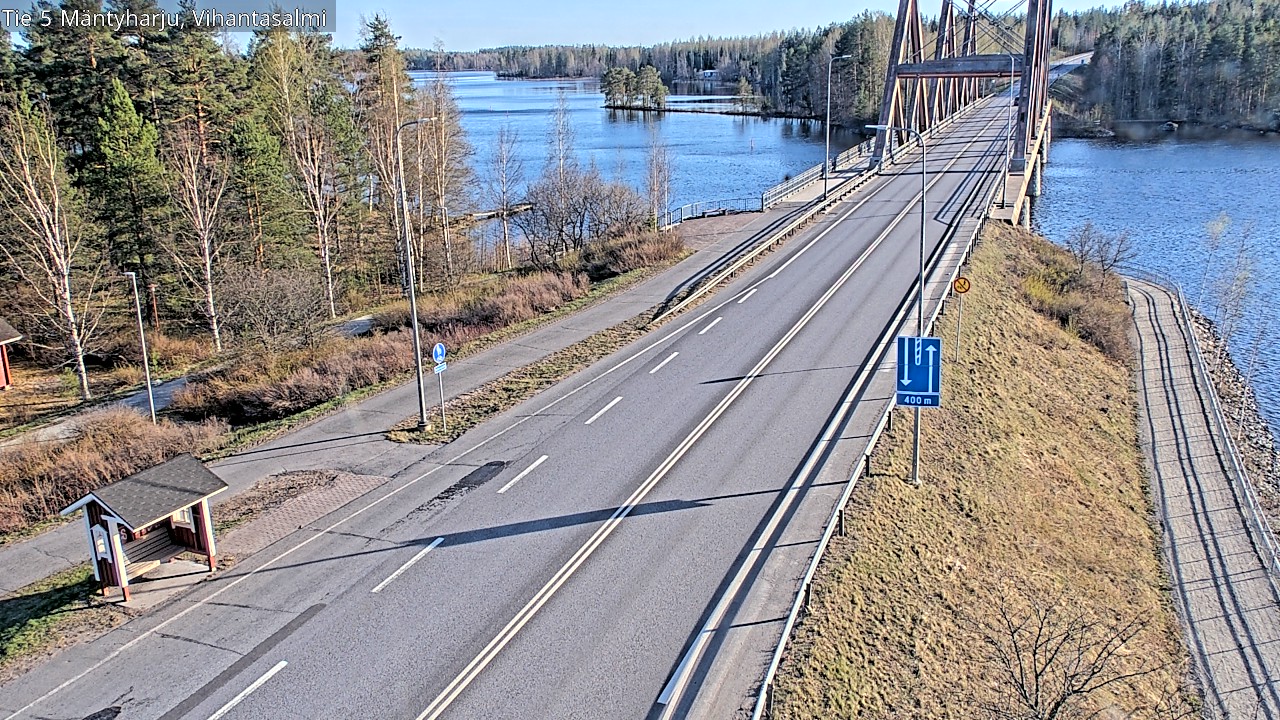 Weather Camera Image Road 5 Mäntyharju, Vihantasalm, Mäntyharju, Etelä-Savo