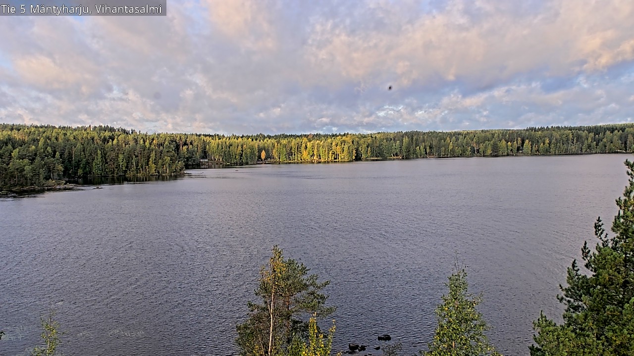 Weather Camera Image Väg 5 Mäntyharju, Vihantasal, Mäntyharju, Etelä-Savo