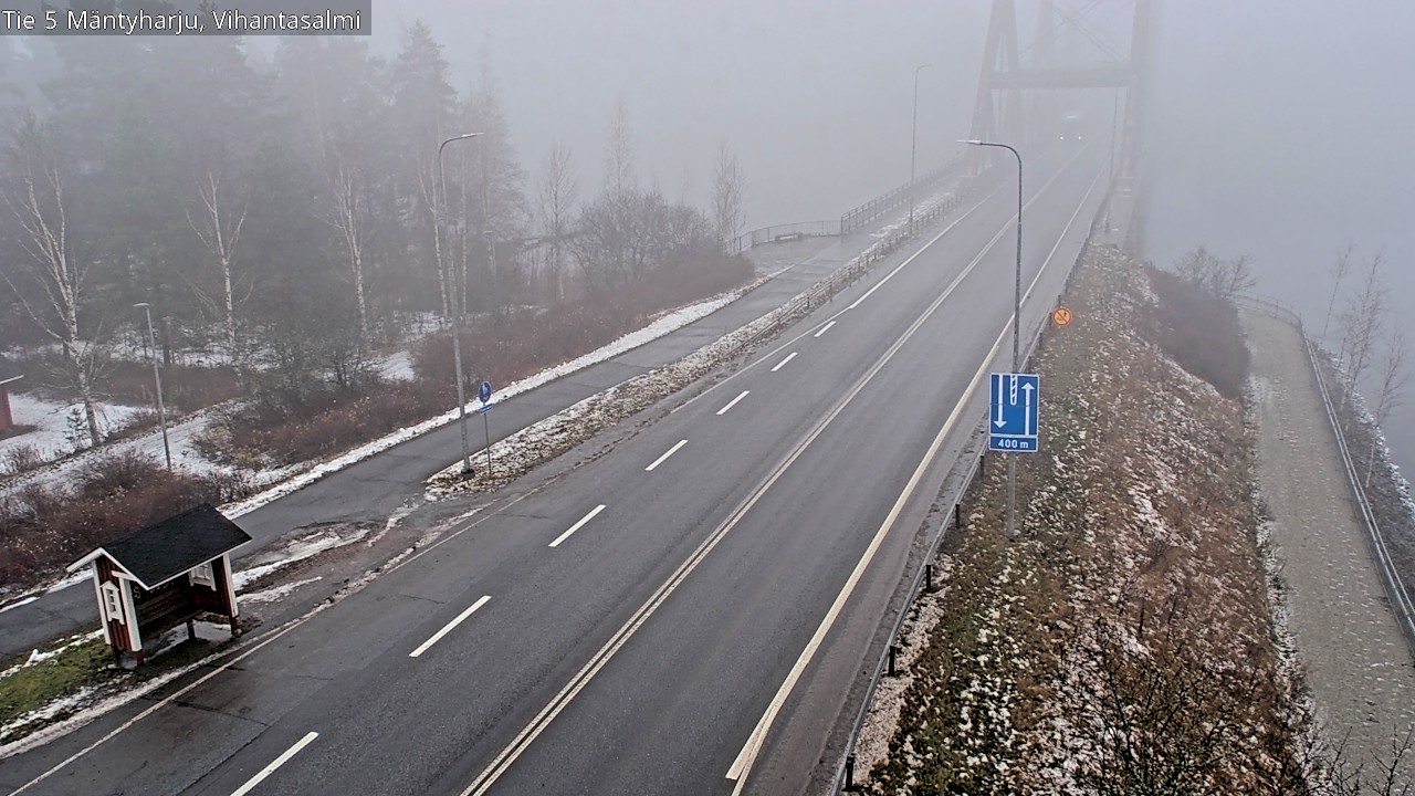 Weather Camera Image Road 5 Mäntyharju, Vihantasalm, Mäntyharju, Etelä-Savo