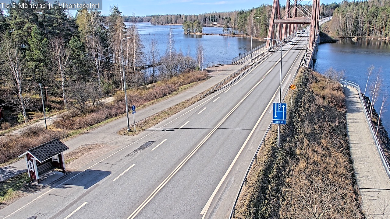Weather Camera Image Road 5 Mäntyharju, Vihantasalm, Mäntyharju, Etelä-Savo