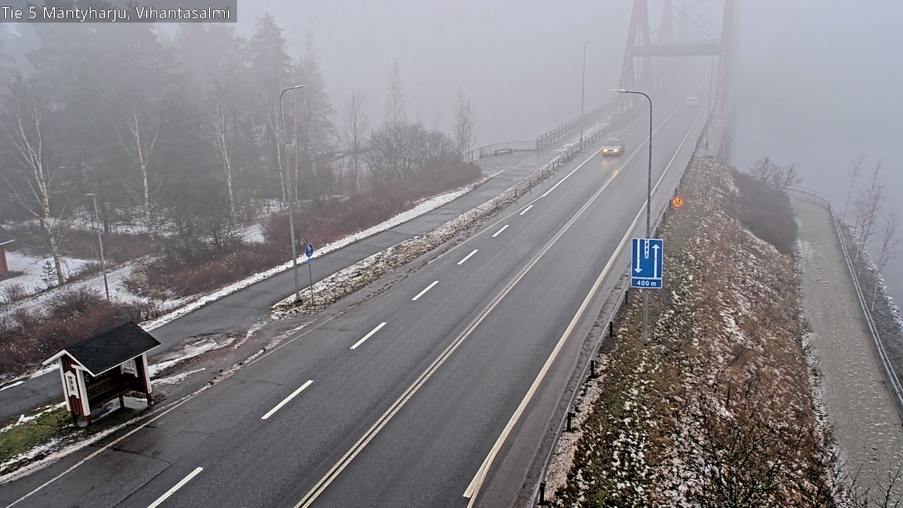 Weather Camera Image Road 5 Mäntyharju, Vihantasalm, Mäntyharju, Etelä-Savo