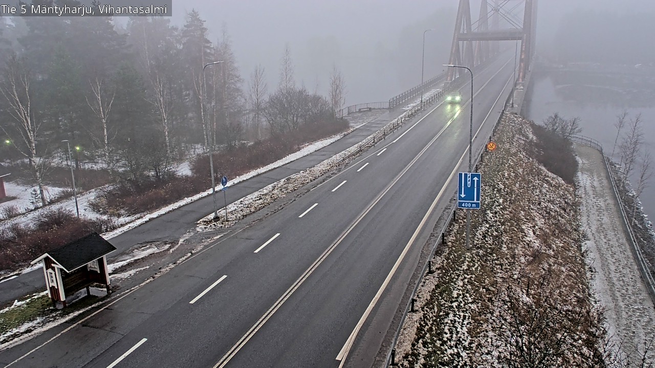 Weather Camera Image Road 5 Mäntyharju, Vihantasalm, Mäntyharju, Etelä-Savo