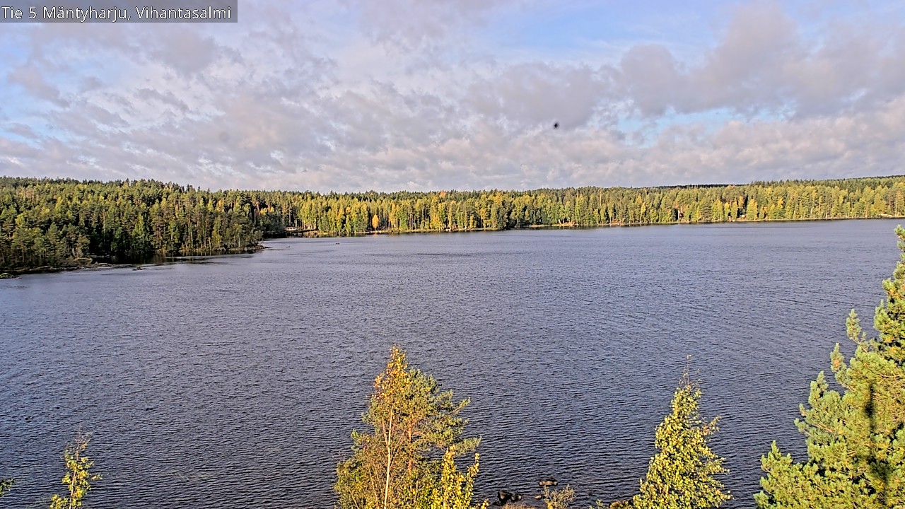 Weather Camera Image Väg 5 Mäntyharju, Vihantasal, Mäntyharju, Etelä-Savo