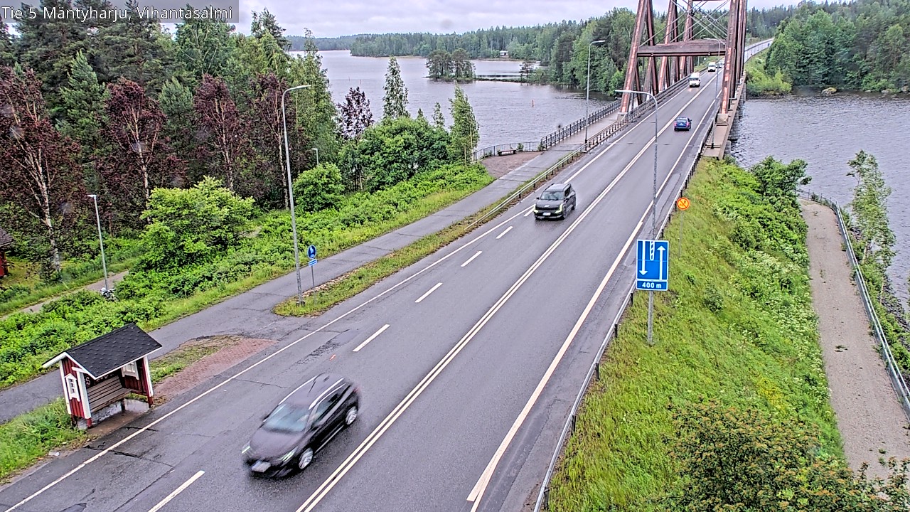 Weather Camera Image Road 5 Mäntyharju, Vihantasalm, Mäntyharju, Etelä-Savo