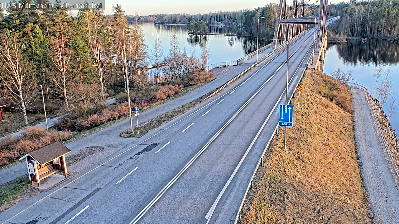 Weather Camera Image Road 5 Mäntyharju, Vihantasalm, Mäntyharju, Etelä-Savo