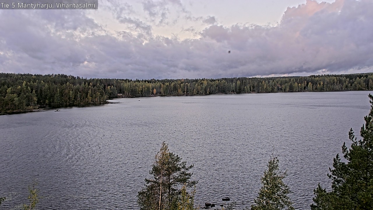 Weather Camera Image Väg 5 Mäntyharju, Vihantasal, Mäntyharju, Etelä-Savo