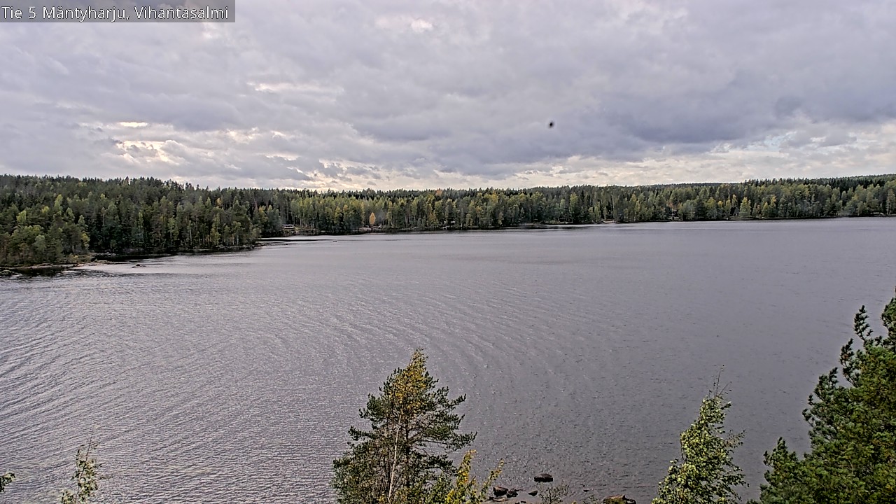 Weather Camera Image Väg 5 Mäntyharju, Vihantasal, Mäntyharju, Etelä-Savo