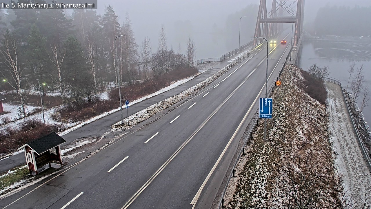 Weather Camera Image Road 5 Mäntyharju, Vihantasalm, Mäntyharju, Etelä-Savo