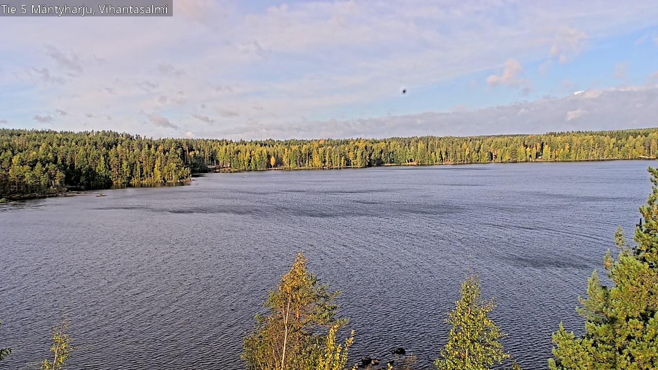 Weather Camera Image Väg 5 Mäntyharju, Vihantasal, Mäntyharju, Etelä-Savo