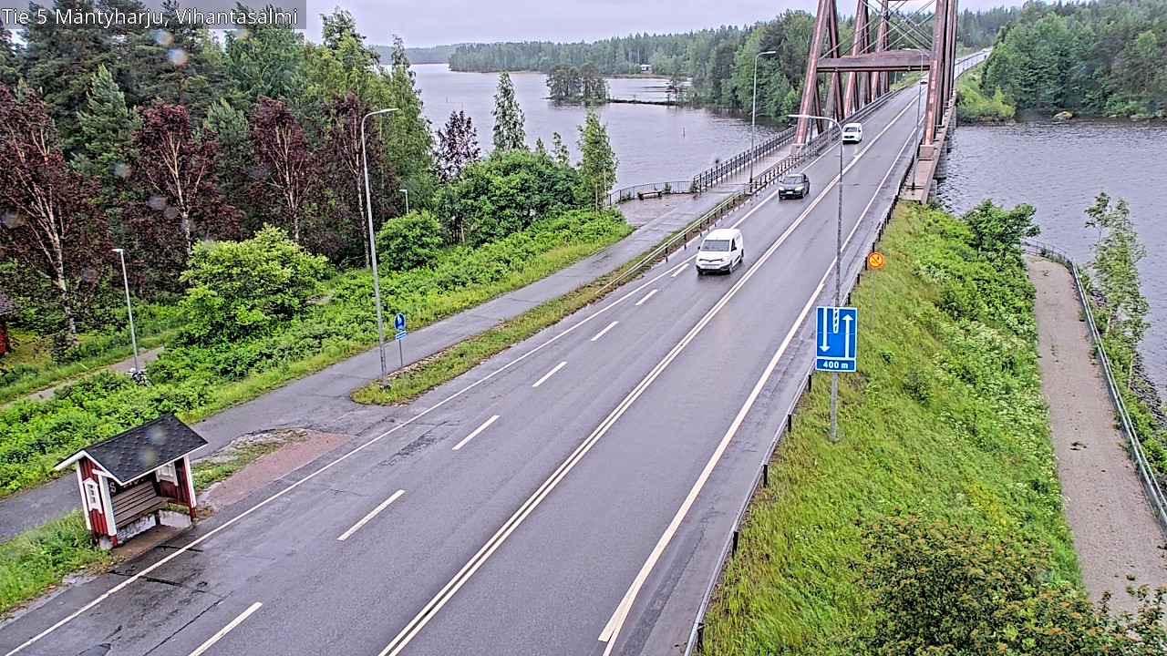 Weather Camera Image Road 5 Mäntyharju, Vihantasalm, Mäntyharju, Etelä-Savo