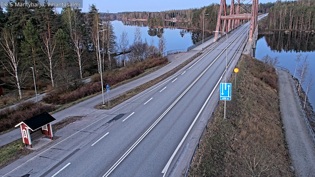 Weather Camera Image Road 5 Mäntyharju, Vihantasalm, Mäntyharju, Etelä-Savo