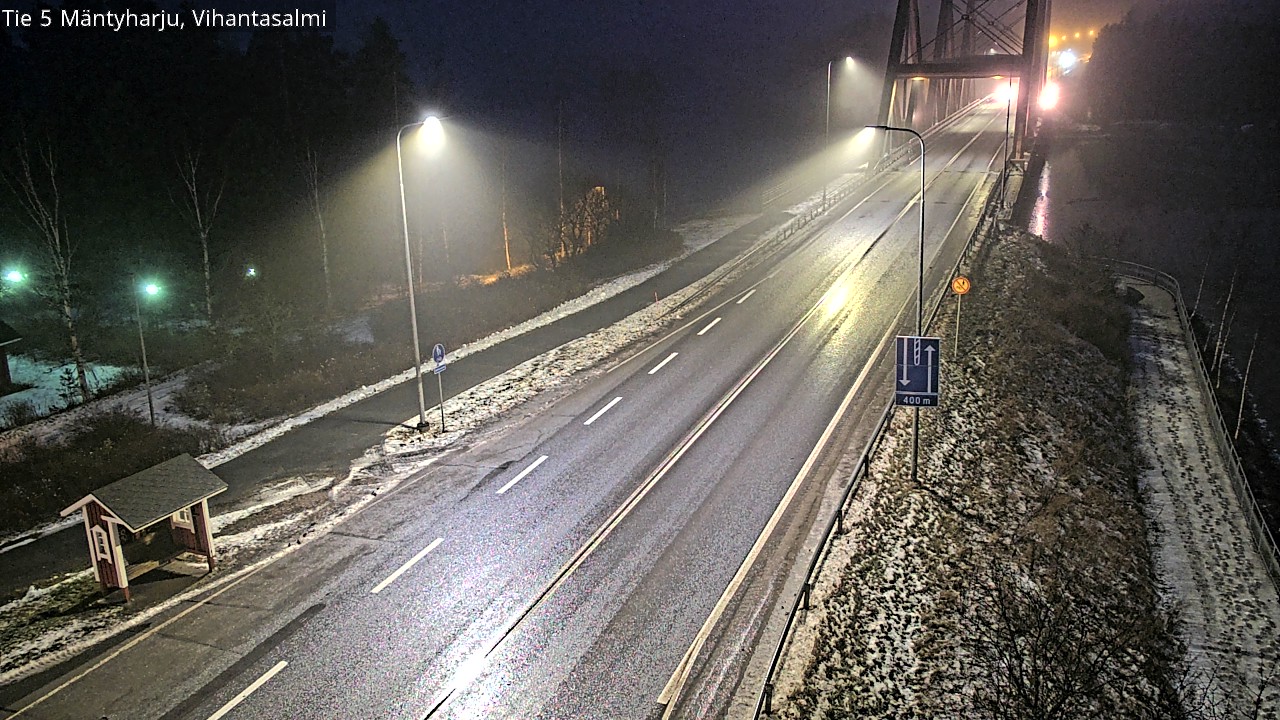 Weather Camera Image Road 5 Mäntyharju, Vihantasalm, Mäntyharju, Etelä-Savo