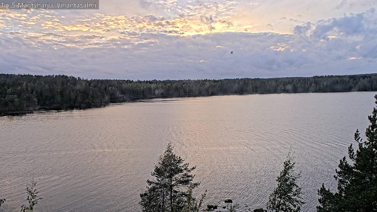 Weather Camera Image Väg 5 Mäntyharju, Vihantasal, Mäntyharju, Etelä-Savo