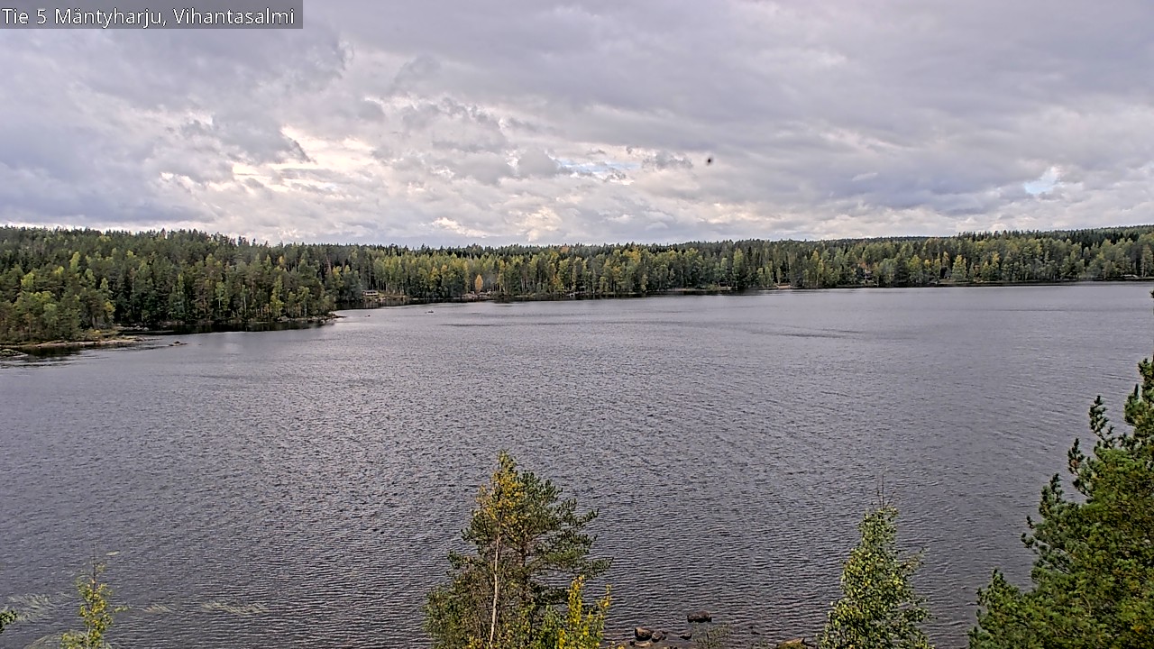 Weather Camera Image Väg 5 Mäntyharju, Vihantasal, Mäntyharju, Etelä-Savo