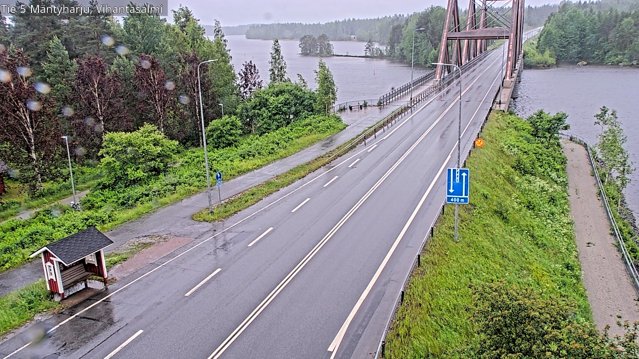Weather Camera Image Road 5 Mäntyharju, Vihantasalm, Mäntyharju, Etelä-Savo