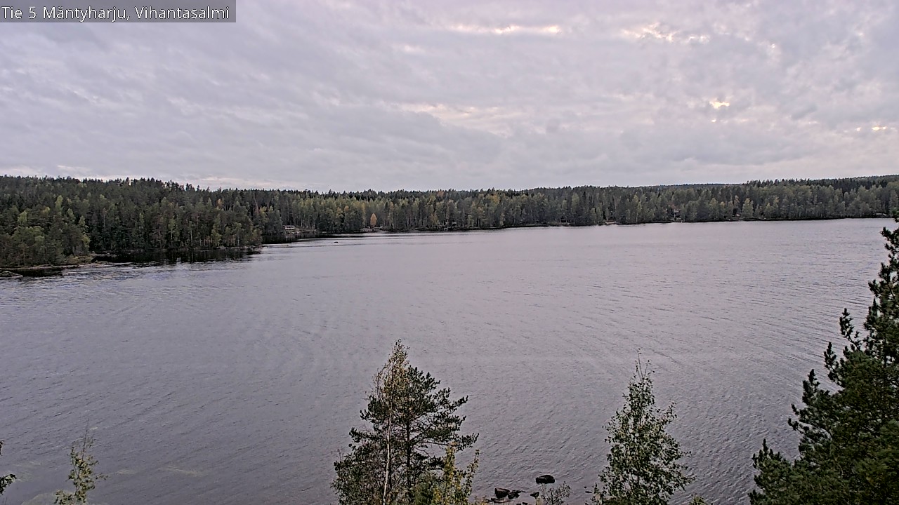 Weather Camera Image Väg 5 Mäntyharju, Vihantasal, Mäntyharju, Etelä-Savo