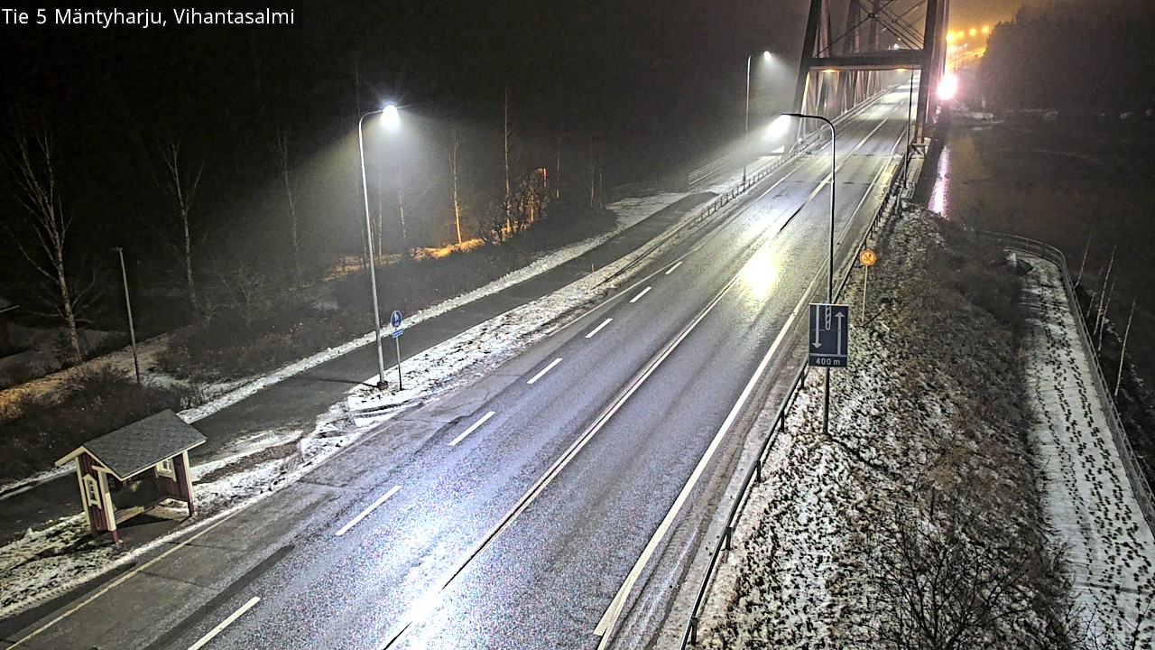 Weather Camera Image Road 5 Mäntyharju, Vihantasalm, Mäntyharju, Etelä-Savo