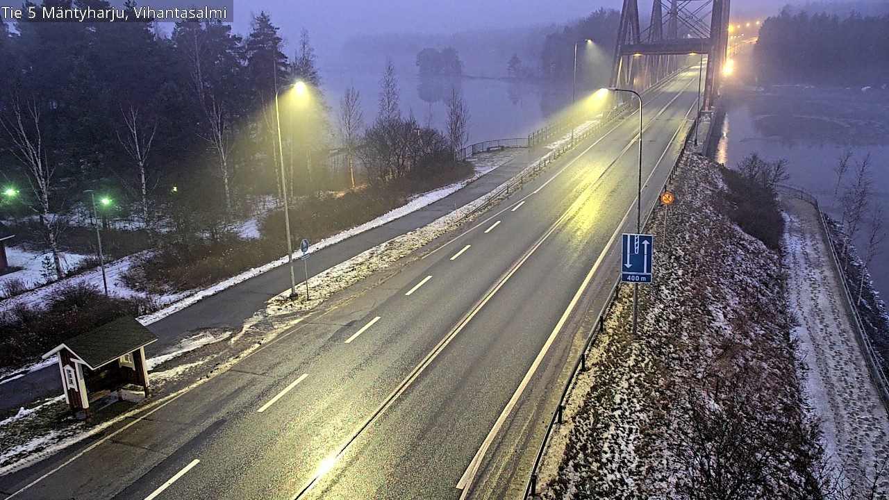 Weather Camera Image Road 5 Mäntyharju, Vihantasalm, Mäntyharju, Etelä-Savo