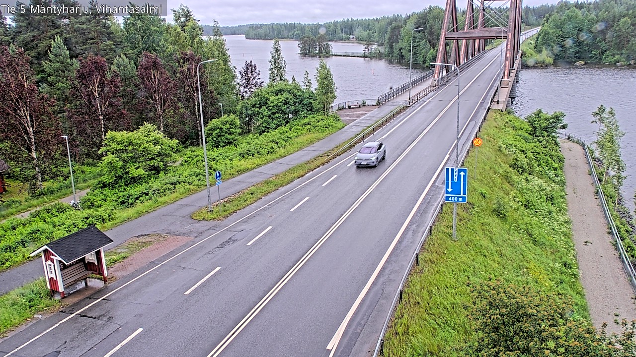 Weather Camera Image Road 5 Mäntyharju, Vihantasalm, Mäntyharju, Etelä-Savo