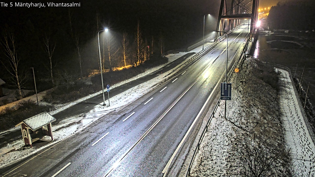 Weather Camera Image Road 5 Mäntyharju, Vihantasalm, Mäntyharju, Etelä-Savo
