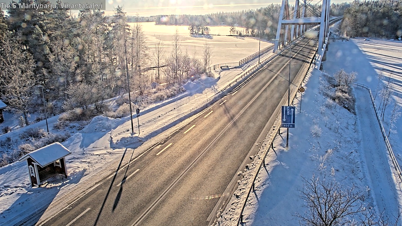 Weather Camera Image Road 5 Mäntyharju, Vihantasalm, Mäntyharju, Etelä-Savo