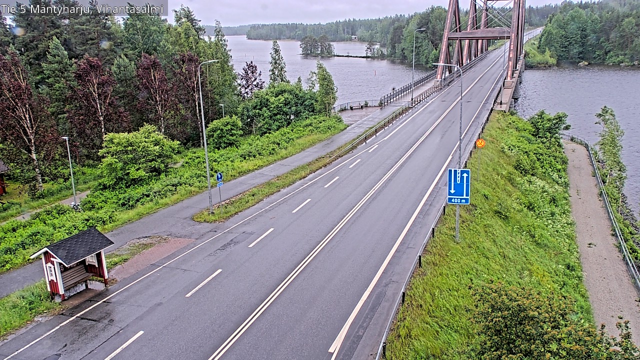 Weather Camera Image Road 5 Mäntyharju, Vihantasalm, Mäntyharju, Etelä-Savo