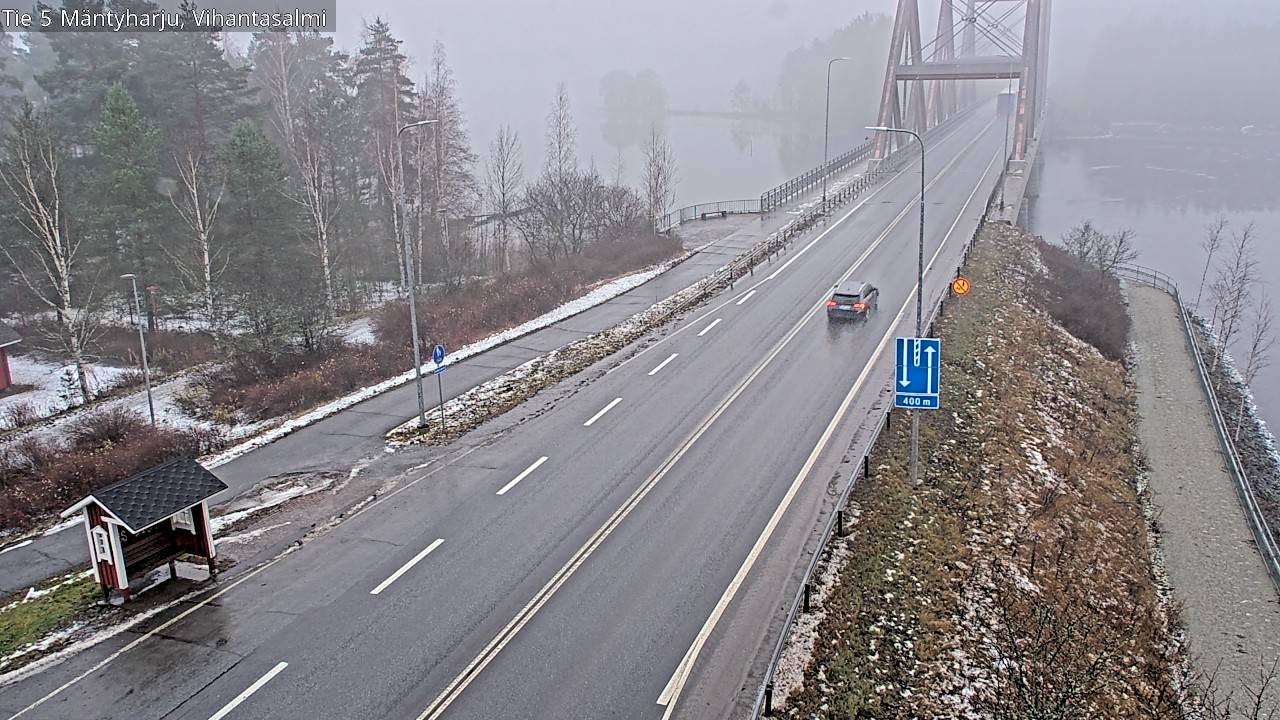 Weather Camera Image Road 5 Mäntyharju, Vihantasalm, Mäntyharju, Etelä-Savo