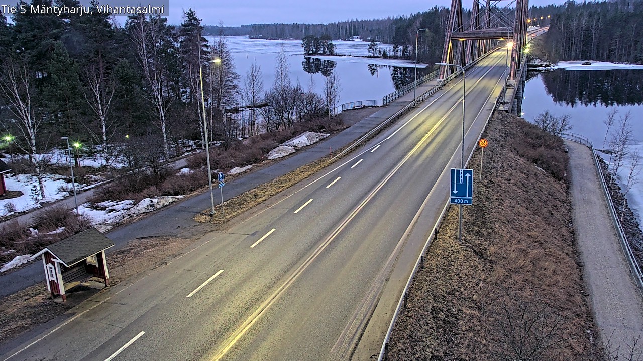 Weather Camera Image Road 5 Mäntyharju, Vihantasalm, Mäntyharju, Etelä-Savo