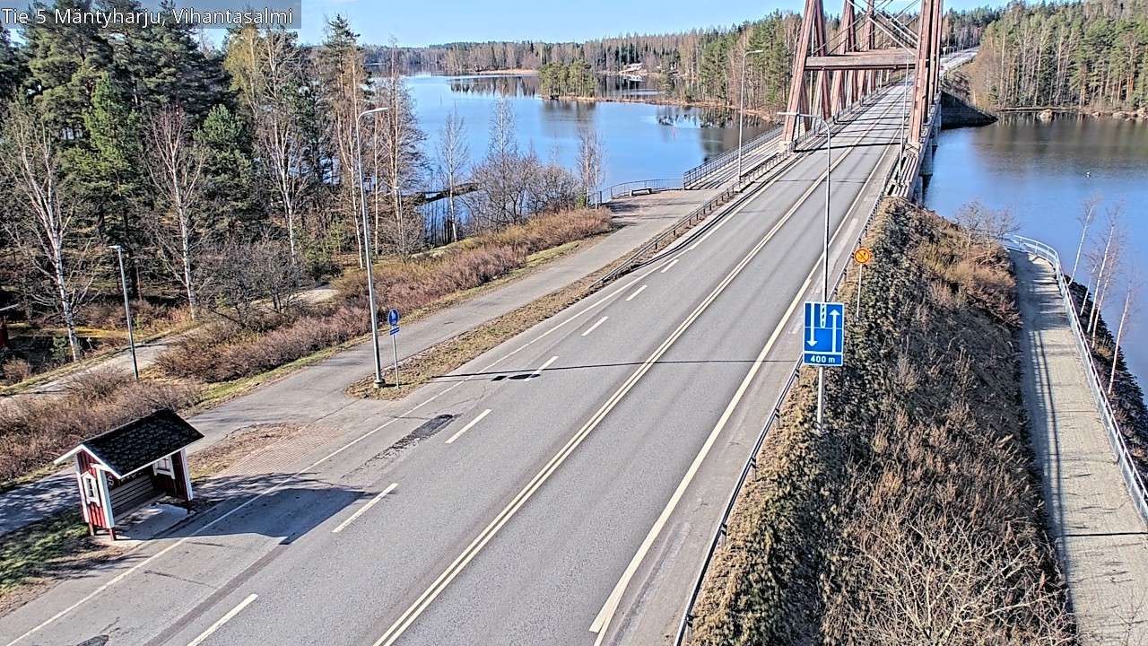 Weather Camera Image Road 5 Mäntyharju, Vihantasalm, Mäntyharju, Etelä-Savo