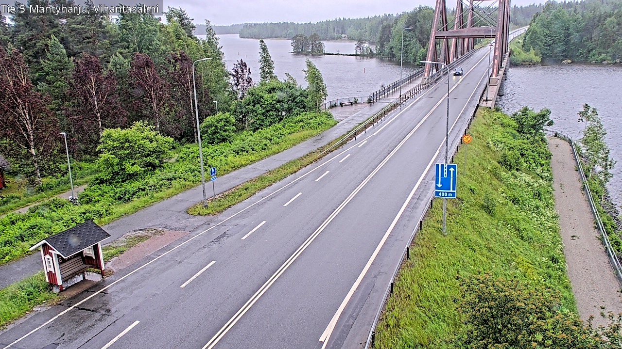 Weather Camera Image Road 5 Mäntyharju, Vihantasalm, Mäntyharju, Etelä-Savo
