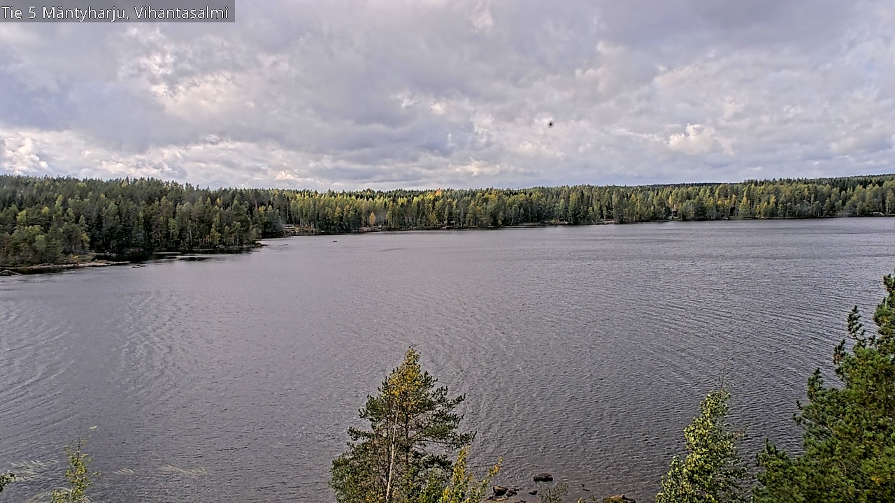 Weather Camera Image Väg 5 Mäntyharju, Vihantasal, Mäntyharju, Etelä-Savo