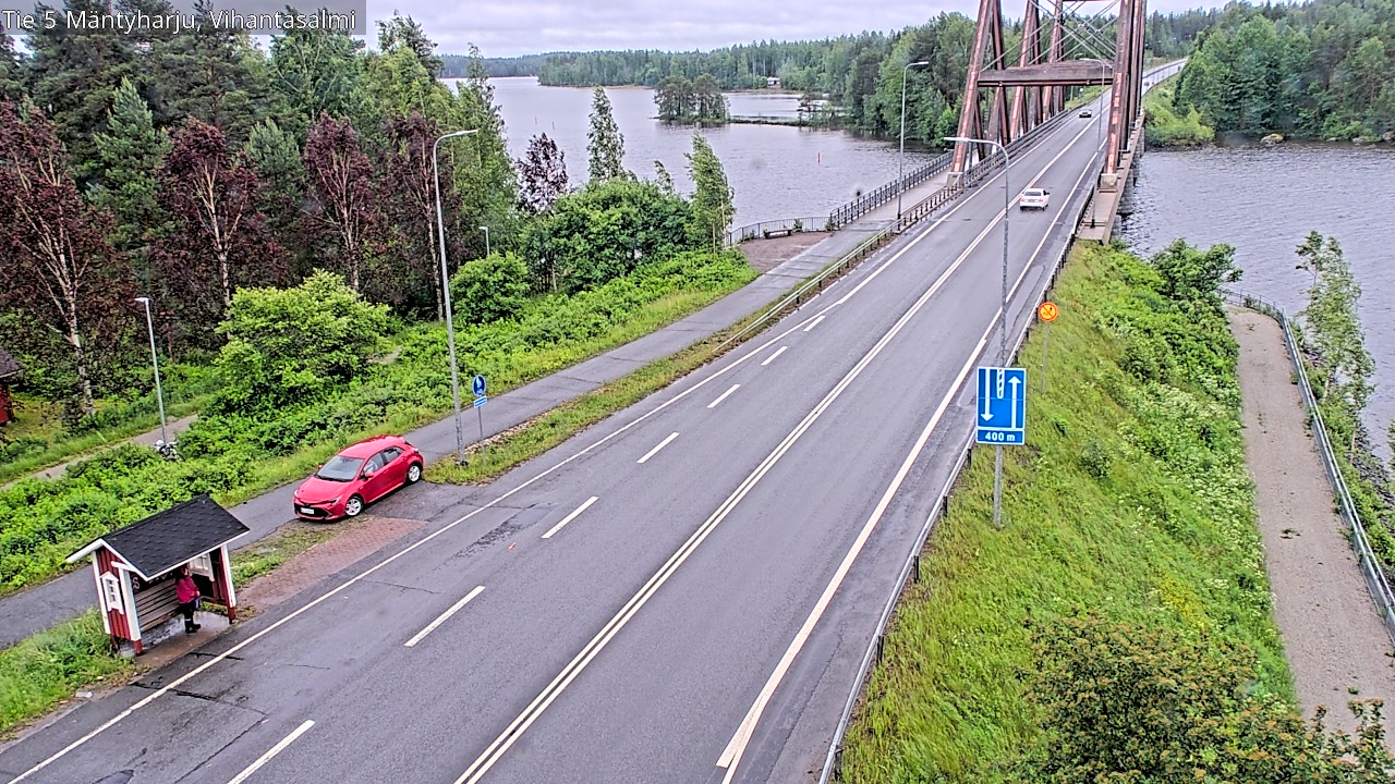 Weather Camera Image Road 5 Mäntyharju, Vihantasalm, Mäntyharju, Etelä-Savo