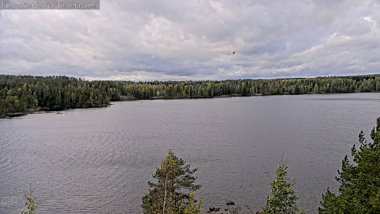 Weather Camera Image Väg 5 Mäntyharju, Vihantasal, Mäntyharju, Etelä-Savo