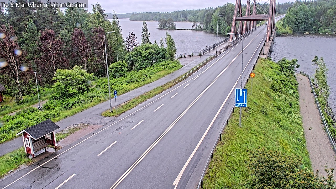 Weather Camera Image Road 5 Mäntyharju, Vihantasalm, Mäntyharju, Etelä-Savo