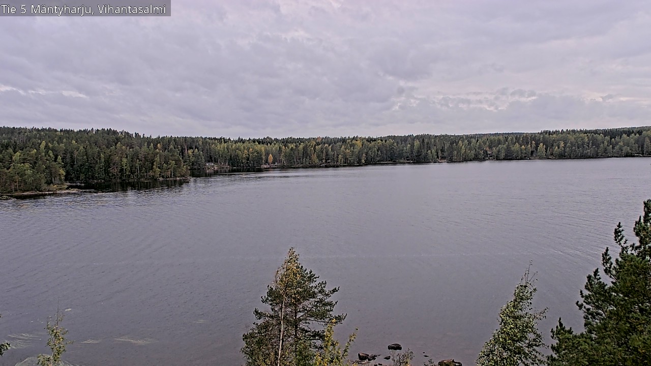 Weather Camera Image Väg 5 Mäntyharju, Vihantasal, Mäntyharju, Etelä-Savo