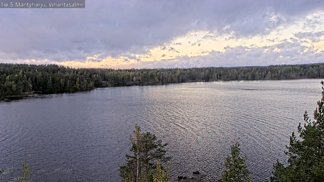 Weather Camera Image Väg 5 Mäntyharju, Vihantasal, Mäntyharju, Etelä-Savo