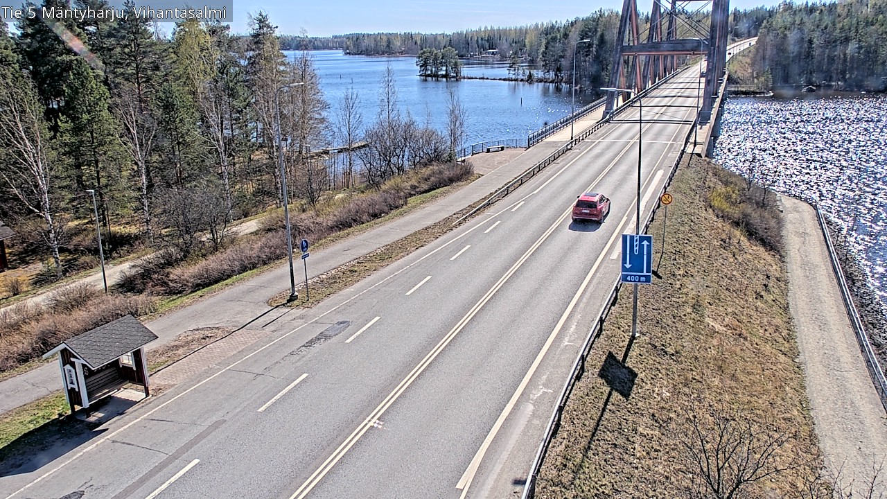 Weather Camera Image Road 5 Mäntyharju, Vihantasalm, Mäntyharju, Etelä-Savo