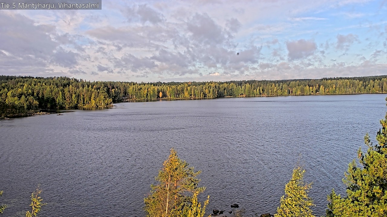 Weather Camera Image Väg 5 Mäntyharju, Vihantasal, Mäntyharju, Etelä-Savo
