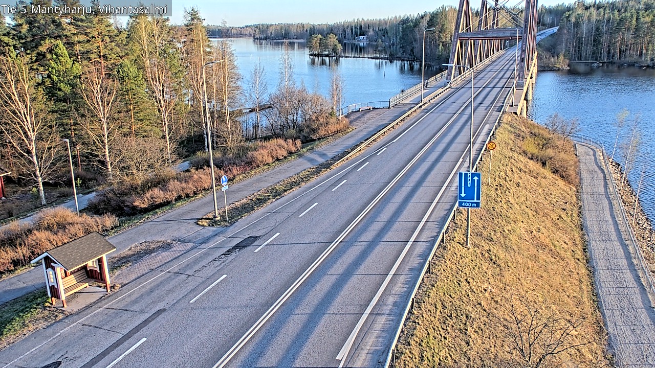 Weather Camera Image Road 5 Mäntyharju, Vihantasalm, Mäntyharju, Etelä-Savo