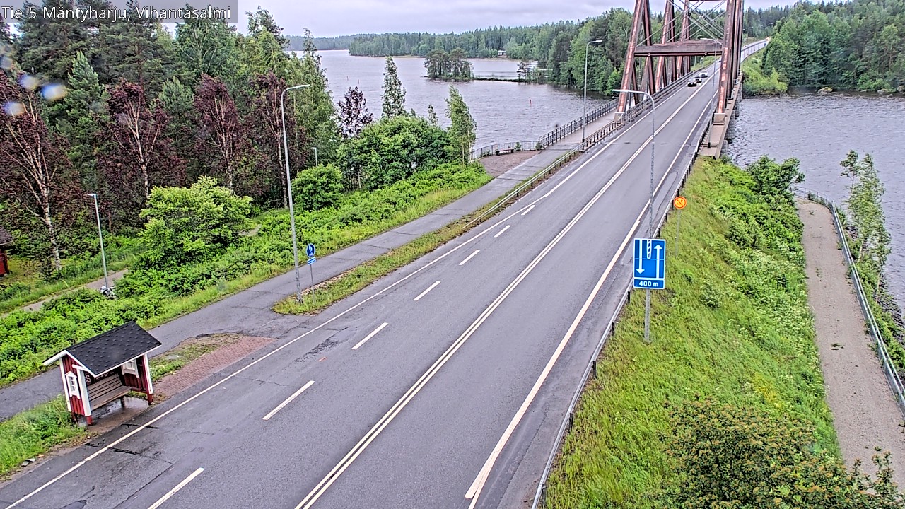 Weather Camera Image Road 5 Mäntyharju, Vihantasalm, Mäntyharju, Etelä-Savo