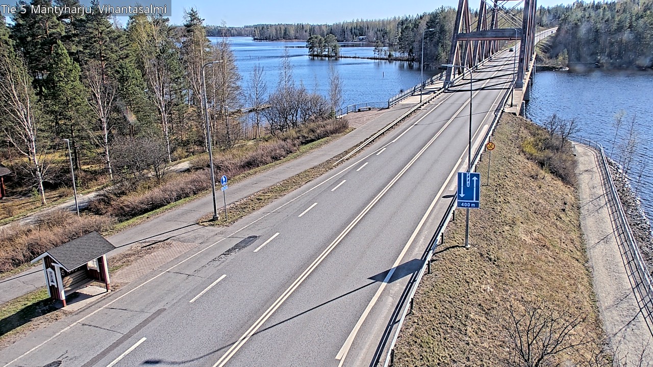 Weather Camera Image Road 5 Mäntyharju, Vihantasalm, Mäntyharju, Etelä-Savo