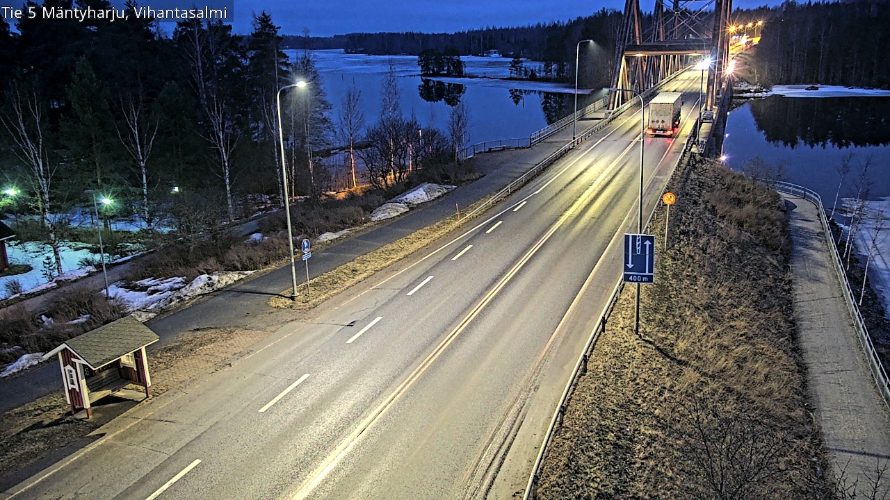 Weather Camera Image Road 5 Mäntyharju, Vihantasalm, Mäntyharju, Etelä-Savo