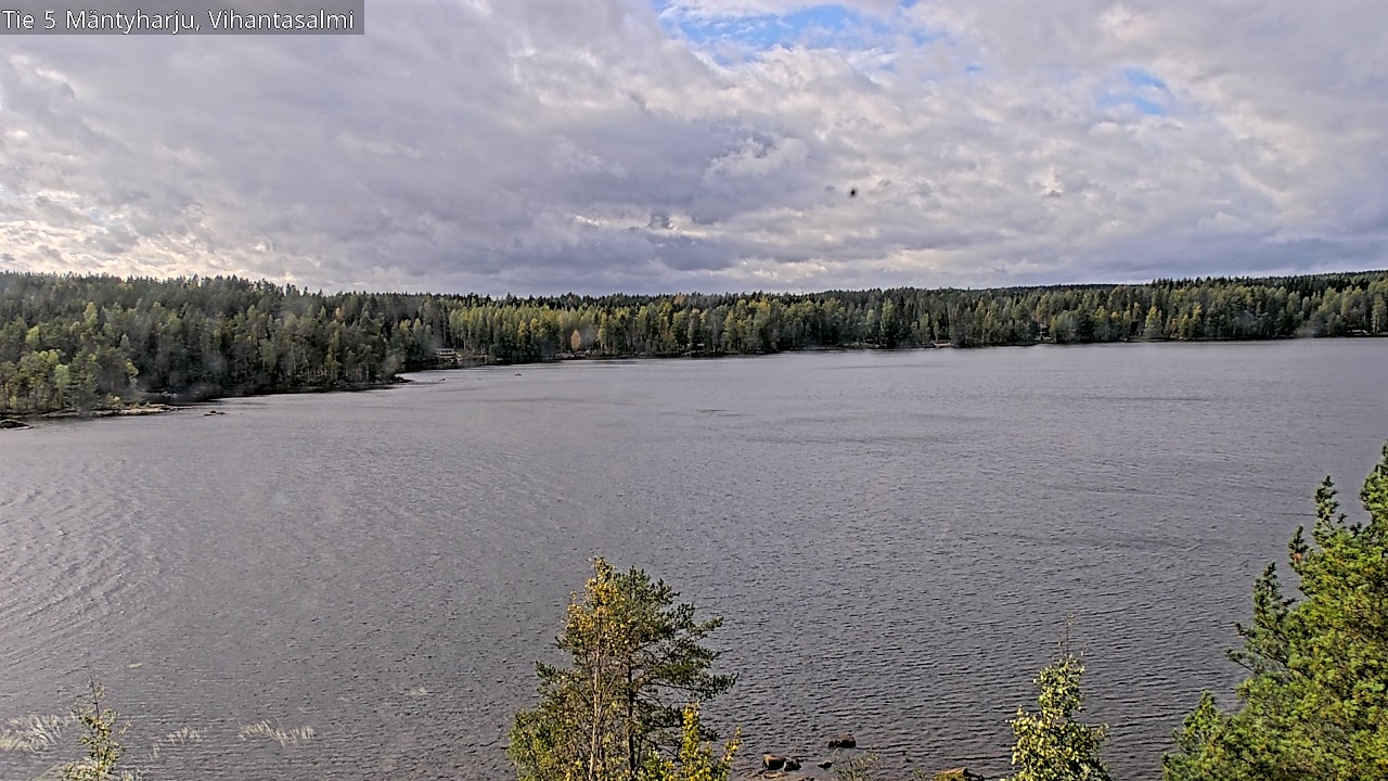 Weather Camera Image Väg 5 Mäntyharju, Vihantasal, Mäntyharju, Etelä-Savo