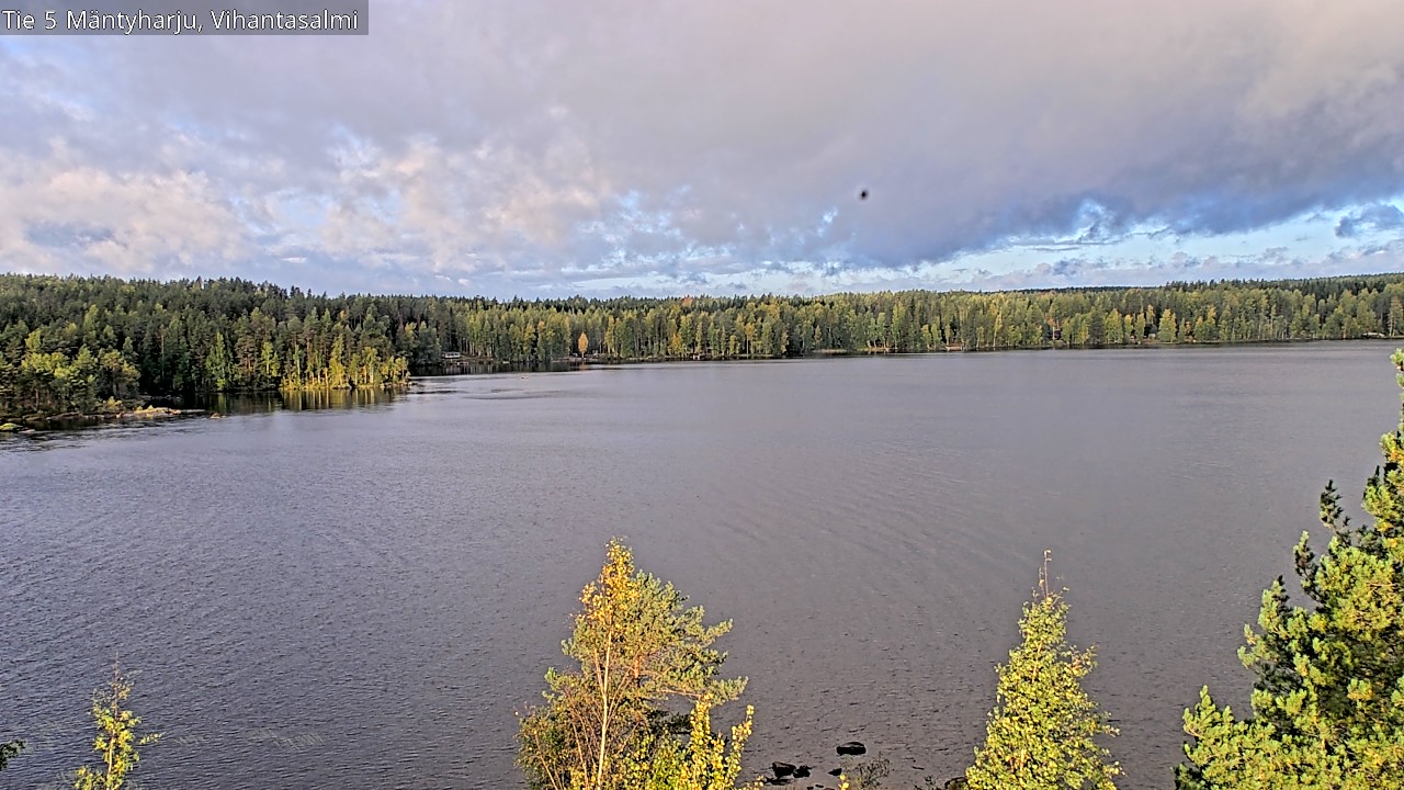 Weather Camera Image Väg 5 Mäntyharju, Vihantasal, Mäntyharju, Etelä-Savo