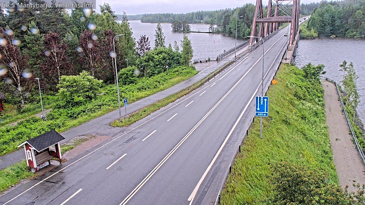 Weather Camera Image Road 5 Mäntyharju, Vihantasalm, Mäntyharju, Etelä-Savo
