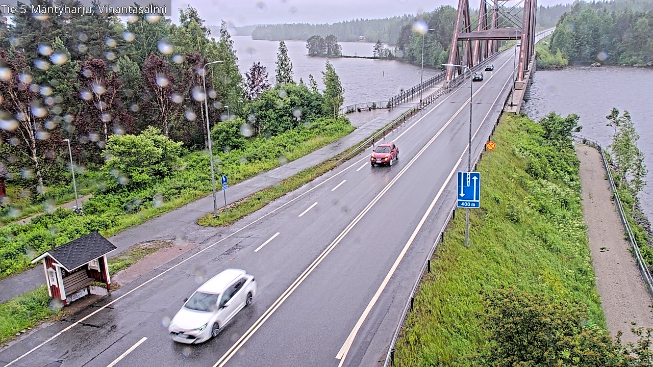 Weather Camera Image Road 5 Mäntyharju, Vihantasalm, Mäntyharju, Etelä-Savo