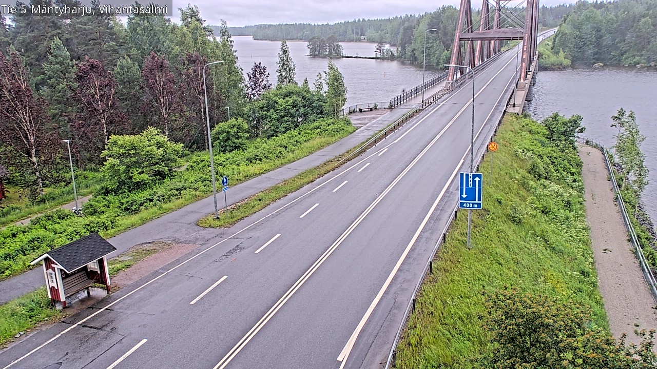 Weather Camera Image Road 5 Mäntyharju, Vihantasalm, Mäntyharju, Etelä-Savo