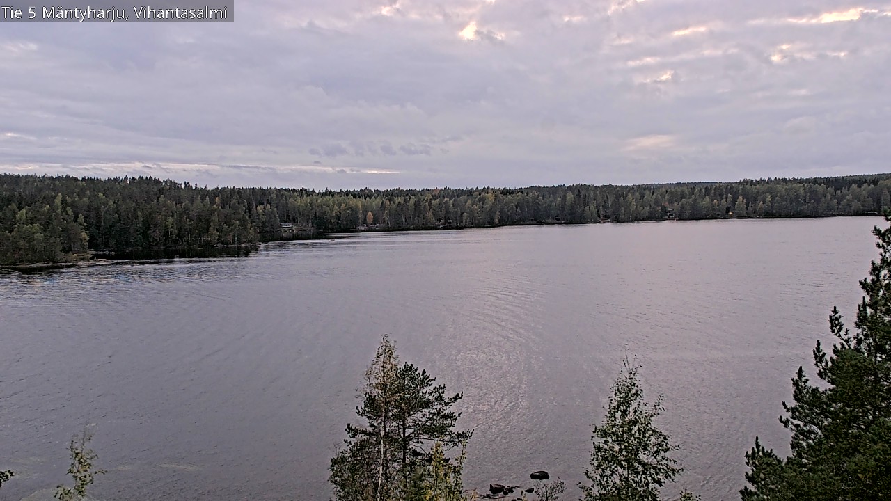 Weather Camera Image Väg 5 Mäntyharju, Vihantasal, Mäntyharju, Etelä-Savo