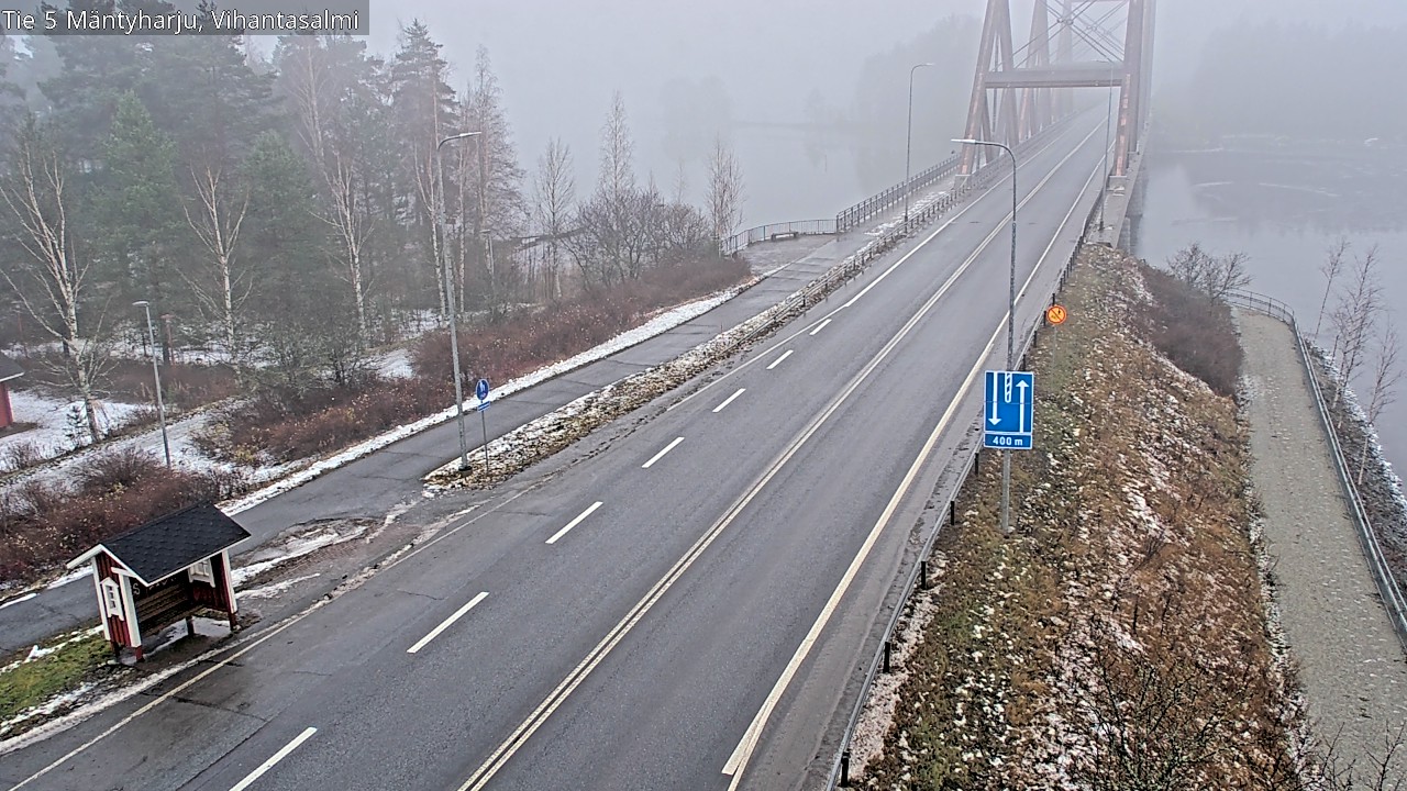 Weather Camera Image Road 5 Mäntyharju, Vihantasalm, Mäntyharju, Etelä-Savo