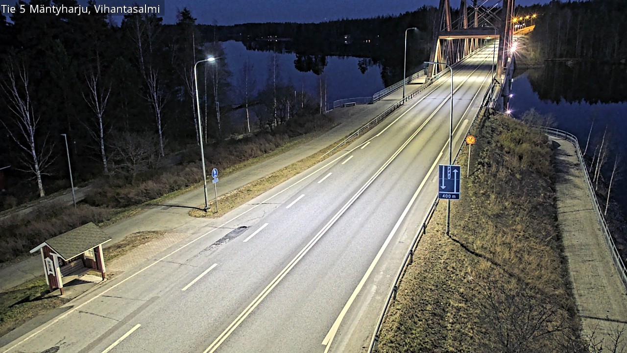 Weather Camera Image Road 5 Mäntyharju, Vihantasalm, Mäntyharju, Etelä-Savo